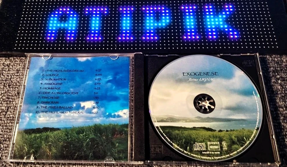 🎵 Jérôme Lignac - Exogenese - Cd Ambient Rare Antilles - Colecionador Inencontrável 🌊 – photo 3